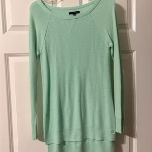 American Eagle Outfitters Mint Green Blouse